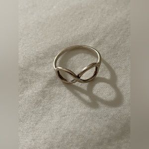 Handmade Silver infinity ring size 5